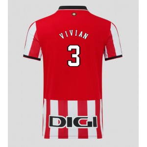 Athletic Bilbao Dani Vivian #3 Jalkapallovaatteet Kotipaita 2025-26 Lyhythihainen